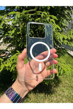 Load image into Gallery viewer, Xiaomi Mi 14T Pro Uyumlu Kılıf Sert Sararmaz Magsafe Kamera Korumalı Koruyucu Dayanıklı Kapak
