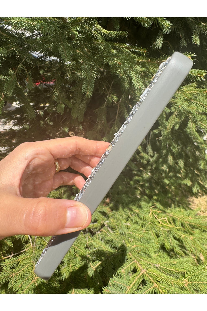 Samsung Galaxy S24/S25 Uyumlu Taşlı Magsafe Kılıf Parlak Taşlı Simli Koruyucu Kablosuz Şarj Silikon