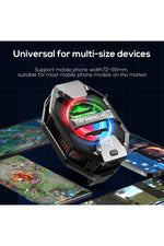 Load image into Gallery viewer, iPhone/Samsung ve Telefon Kıskaç Aparatlı Magsafe Tabletler için Soğutucu RGB Isı Önleyici Fan

