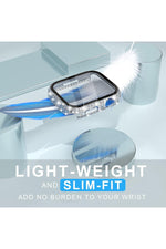 Load image into Gallery viewer, Apple Watch 41mm 7/8/9 Uyumlu Kılıf Ekran ve Kasa Koruyucu Parlak Büyük Taşlı Watch Kasa Koruma
