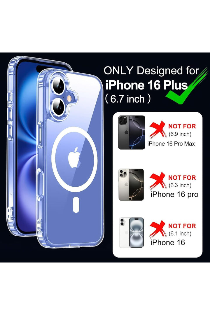 iPhone 14 Pro Max Uyumlu Kılıf Kamera Koruma Camı Ekran Koruyucu Şeffaf Magsafe Temperli Cam Koruma
