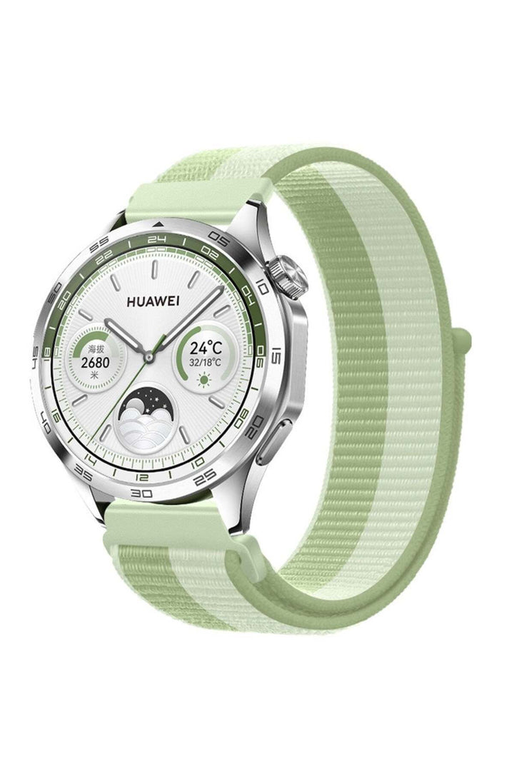 Huawei Watch GT2e/GT2/GT2 Pro/GT3/GT3 Pro/GT4/GT5 46mm Sport Kumaş Ayarlanabilir Cırt Cırtlı Kordon