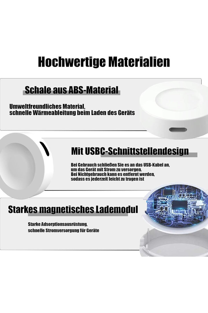 Huawei GT2 42mm/46mm Uyumlu Şarj Kablosu Manyetik Kablosuz Hızlı Şarj Aleti Standı