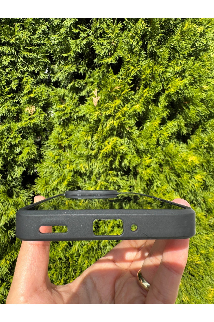 Xiaomi Mi 14T Pro Uyumlu Kılıf Siyah Transparan Şeffaf Kamera Çevresi Metal Koruyucu Silikon Kapak