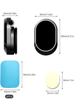 Load image into Gallery viewer, Araç İçi Telefon Tutucu Tüm Modeller ile Uyumlu 360 Dönebilen Metal Mıknatıslı Katlanabilir Tutucu
