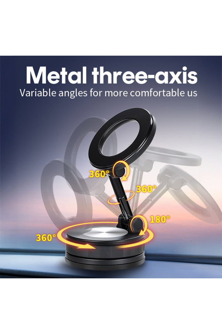 Yapışkan Vantuzlu Araç İçi Telefon Tutucu Magsafe Uyumlu Sağlam Tutuş Vakum Katlanabilr Ayarlanabilr