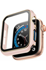 Load image into Gallery viewer, Apple Watch Se 6 5 4 40mm Uyumlu Kılıf Ekran ve Kasa Koruyucu Tam Kaplayan Parlak Watch Kasa Koruma
