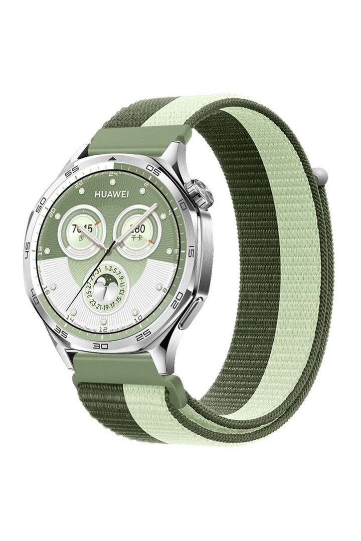 Huawei Watch GT2e/GT2/GT2 Pro/GT3/GT3 Pro/GT4/GT5 46mm Sport Kumaş Ayarlanabilir Cırt Cırtlı Kordon