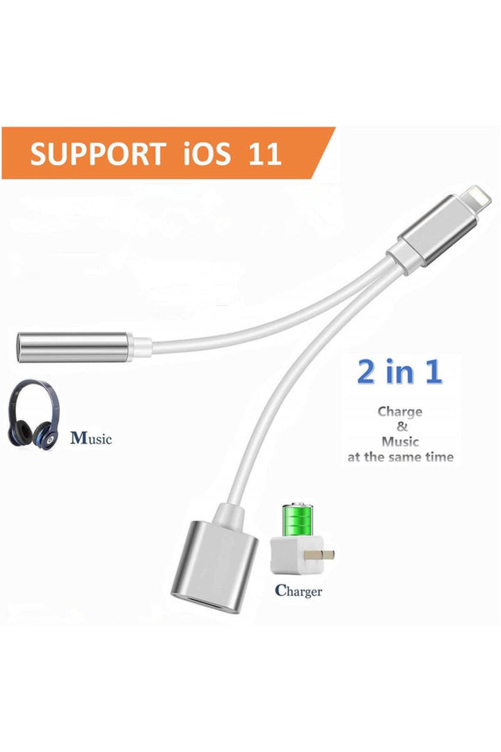 Apple iPhone 14 13 12 11 X 8 7 Uyumlu Kulaklık Çevirici Lightning Dönüştürücü Bluetooth Gerektirmez