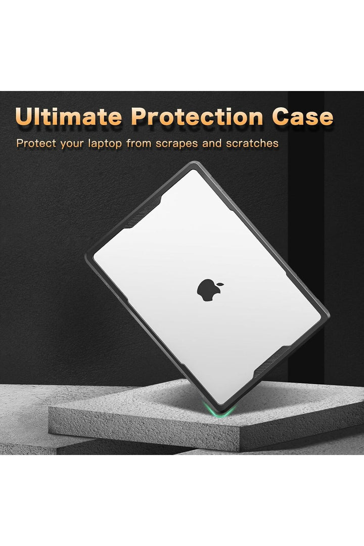 MacBook Air 13.3" A2337 A2179 A1932 Uyumlu Antishock Darbe Emici Koruyucu Kılıf Kasa Koruma