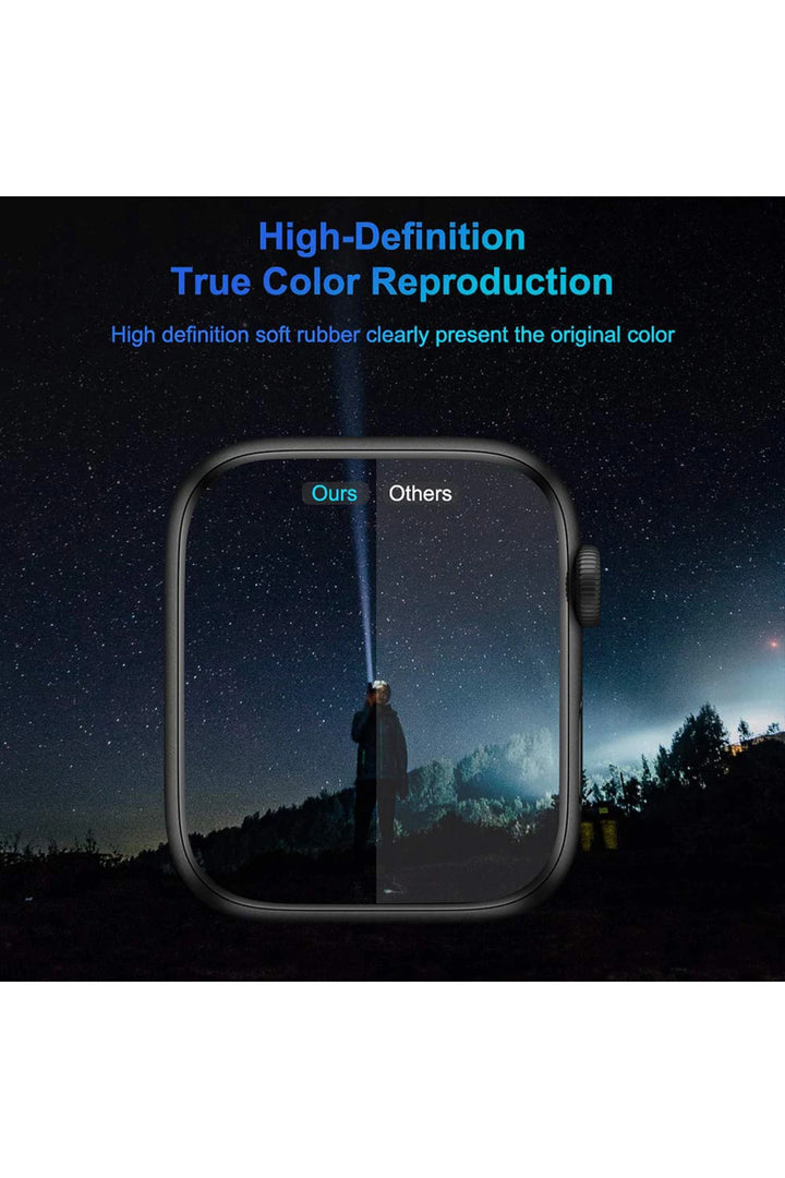 Apple Watch 10 46mm Uyumlu Ekran Koruyucu Ekranı Tam Kaplayan 3D Kavisli Darbelere Karşı Dayanıklı