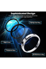 Load image into Gallery viewer, iPhone 15 Pro Max Uyumlu Kamera Lens Koruyucu Dayanıklı Renkli Metal Temperli Cam Kamera Lens Koruma
