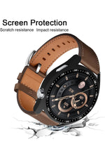 Load image into Gallery viewer, Huawei GT4 46mm Uyumlu Kılıf Siyah Kasa ve Ekran Koruyucu Siyah Kadranlı Ekran ve Kasa Koruma Kapak
