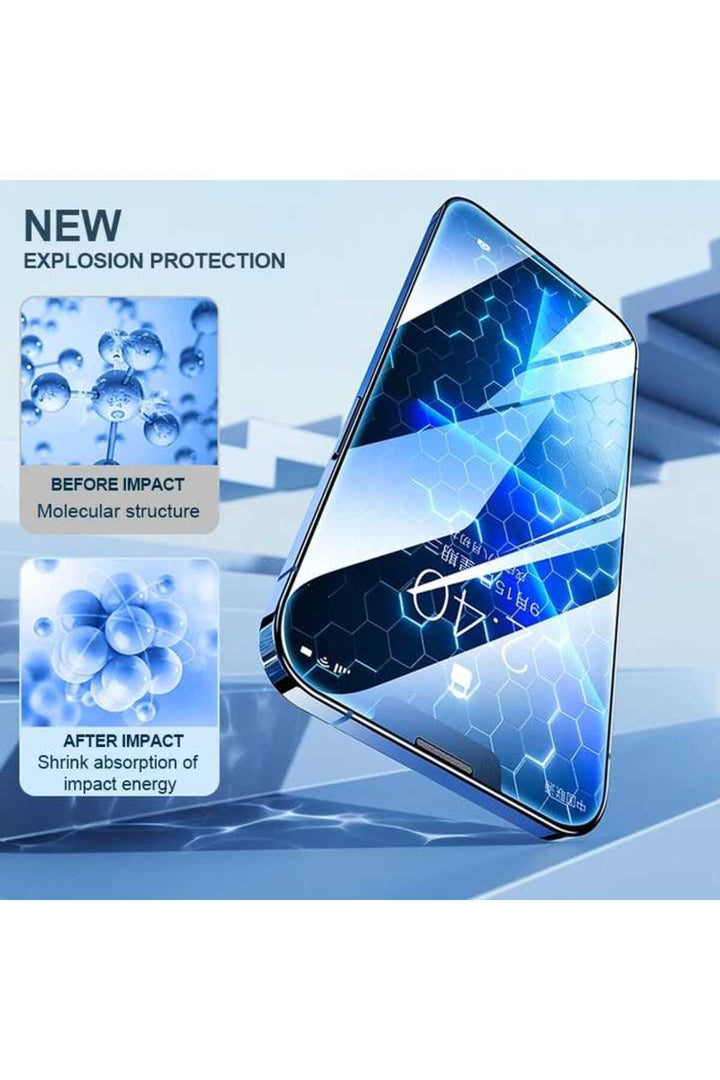 iPhone 16 Plus Uyumlu Ekran Koruyucu Takma Aparatlı Kolay Kurulum Darbelre Dayanklı Temperli Cam