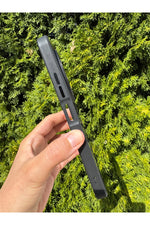 Load image into Gallery viewer, Tecno Spark 30C Uyumlu Kılıf Siyah Transparan Şeffaf Kamera Çevresi Metal Koruyucu Silikon Kapak
