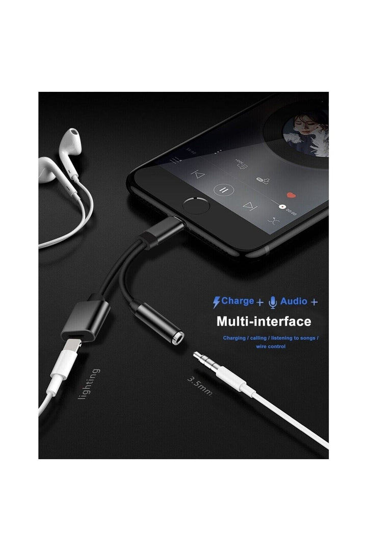 Apple iPhone 14 13 12 11 X 8 7 Uyumlu Kulaklık Çevirici Lightning Dönüştürücü Bluetooth Gerektirmez