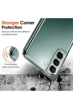 Load image into Gallery viewer, Samsung Galaxy S22 Uyumlu Kılıf 3D Kamera Korumalı Darbe Önleyici Şeffaf Transparan Esnek Silikon
