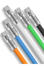 Load image into Gallery viewer, USB To Type-C 120W 6A Turbo Hızlı Şarj ve Data Kablosu Samsung Xiaomi Android Uyumlu Esnek Kopmaz
