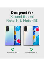 Load image into Gallery viewer, Xiaomi Redmi Note 11S Uyumlu Kılıf 3D Kamera Korumalı Darbe Önleyici Şeffaf Transparn Esnek Silikon
