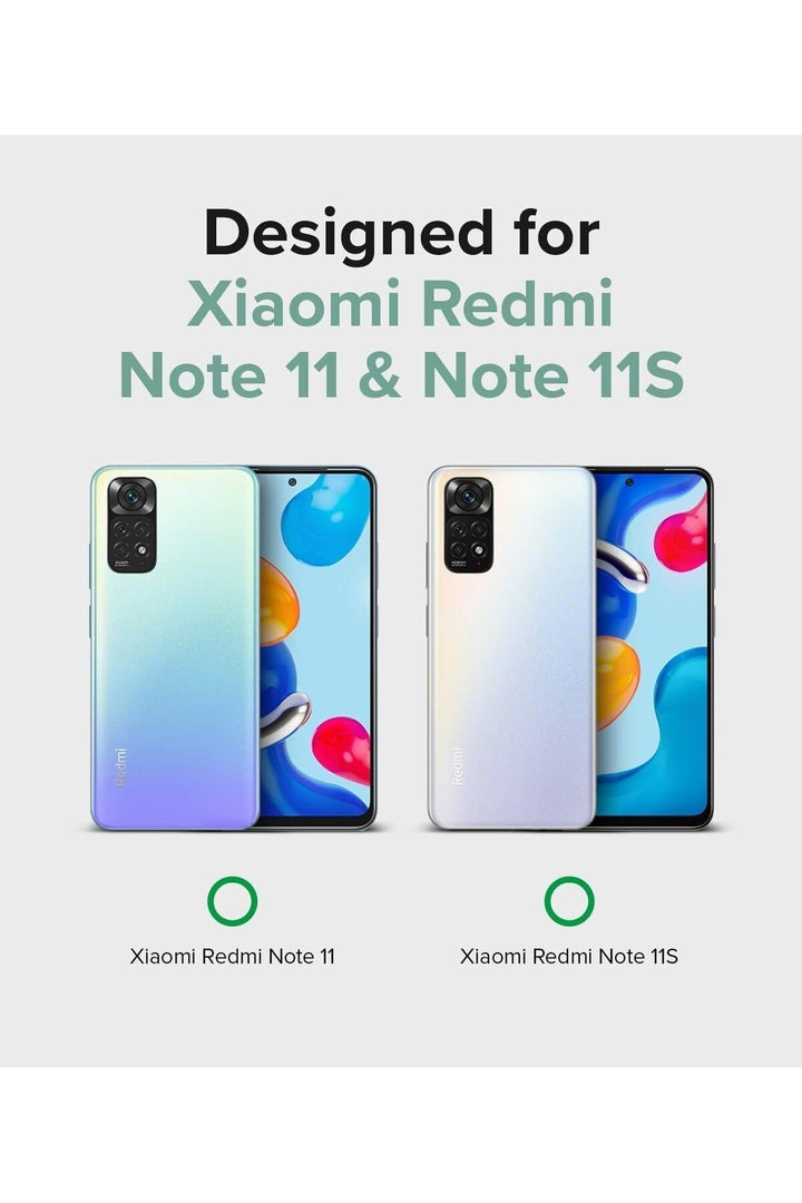 Xiaomi Redmi Note 11S Uyumlu Kılıf 3D Kamera Korumalı Darbe Önleyici Şeffaf Transparn Esnek Silikon