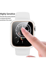 Load image into Gallery viewer, Apple Watch 8 7 41mm Uyumlu Kılıf Ekran ve Kasa Koruyucu Tam Kaplayan Parlak Watch Kasa Koruma
