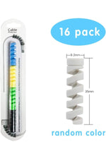 Load image into Gallery viewer, Spiral Kablo Koruyucu Silikon Set Şarj Kulaklık Kablosu Renkli Koruyucu Kutulu 4 Adet Kablo Koruma
