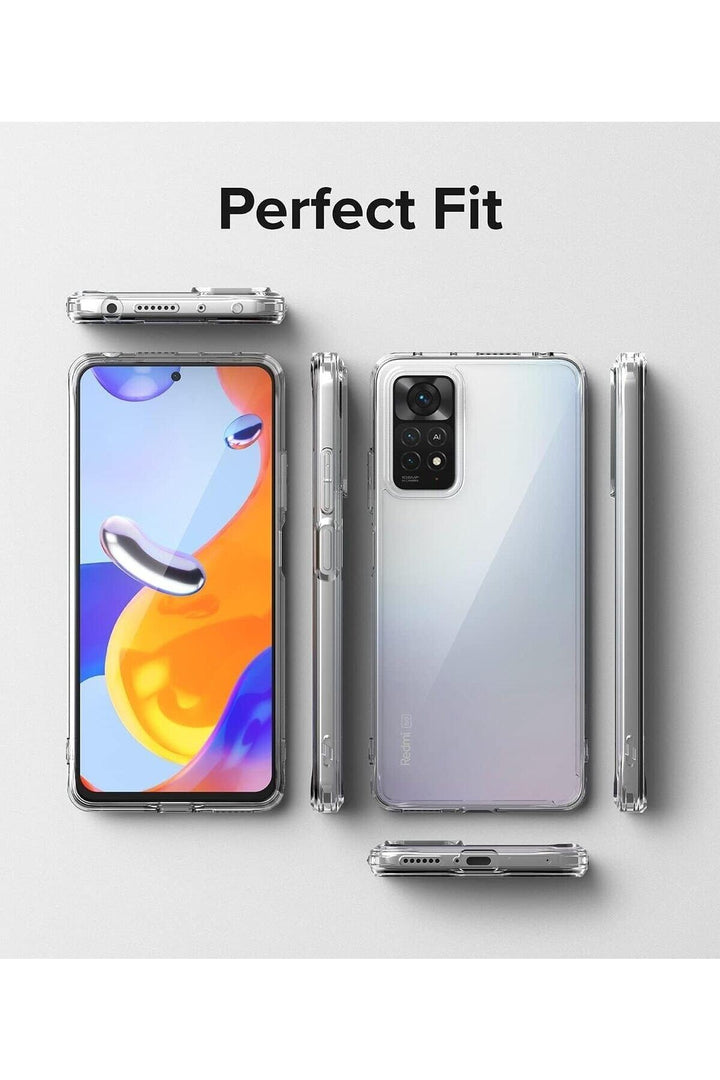 Xiaomi Redmi Note 12 Pro Uyumlu Kılıf 3D Kamera Korumalı Darbe Önleyici Şeffaf Renksiz Esnek Silikon