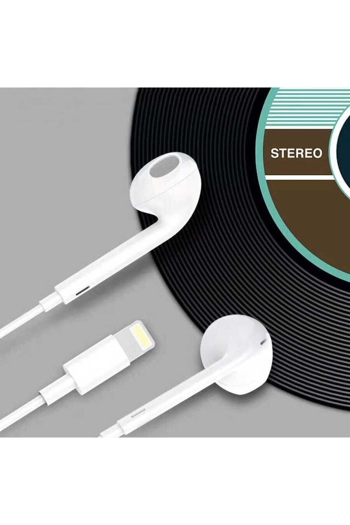 Apple iPhone 7/8/8Plus/X/XsMax/11/12/13/14 Pro Max Uyumlu Lightning Kulaklık Bluetooth Gerektirmez