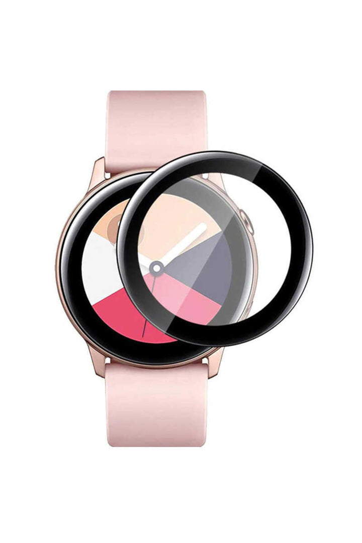 Galaxy Watch Active 2 Uyumlu 40mm Eko Pma Pet 0.3mm Ultra Ince Kabarcık Yapmayan Saat Ekran Koruyucu