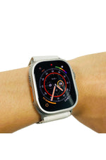 Load image into Gallery viewer, Apple Watch Ultra 49mm Uyumlu Metal Çerçeveli Ultra Ince Pürüzsüz Yüzeyli Ekran Koruyucu
