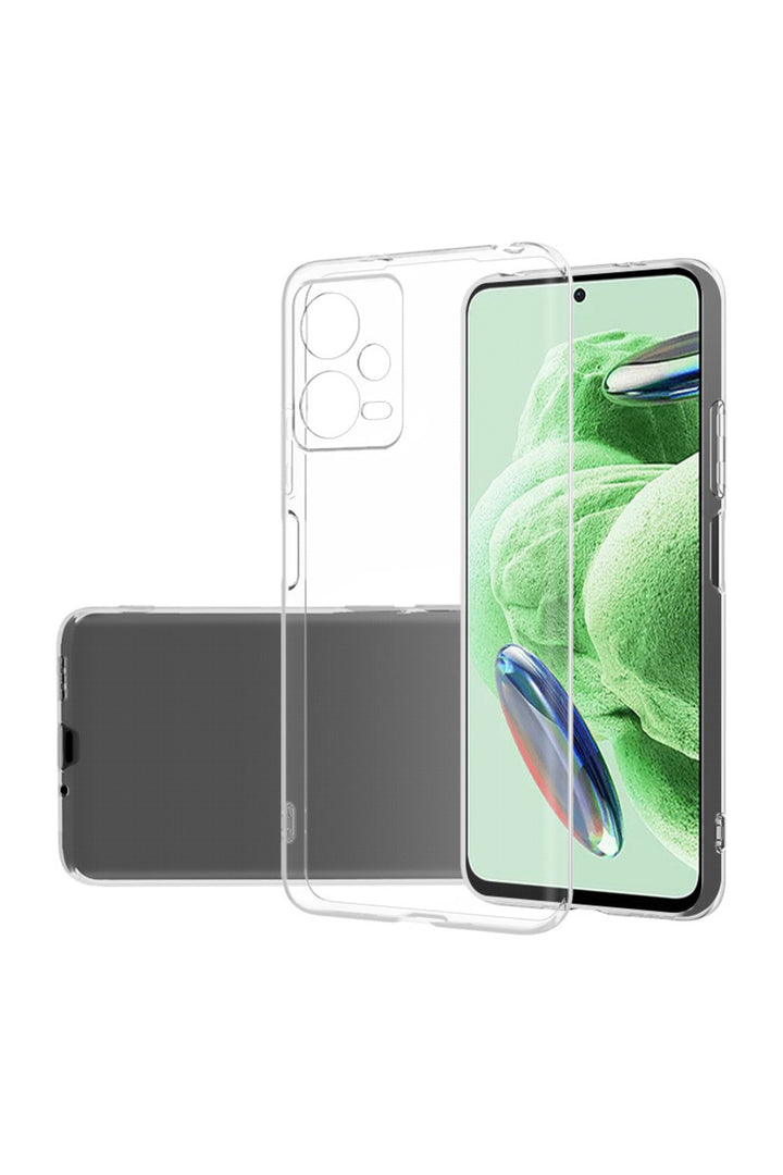Xiaomi Redmi Note 12 4g Uyumlu Kılıf Şeffaf 3d Kamera Korumalı Köşe Korumalı Renksiz Esnek Silikon