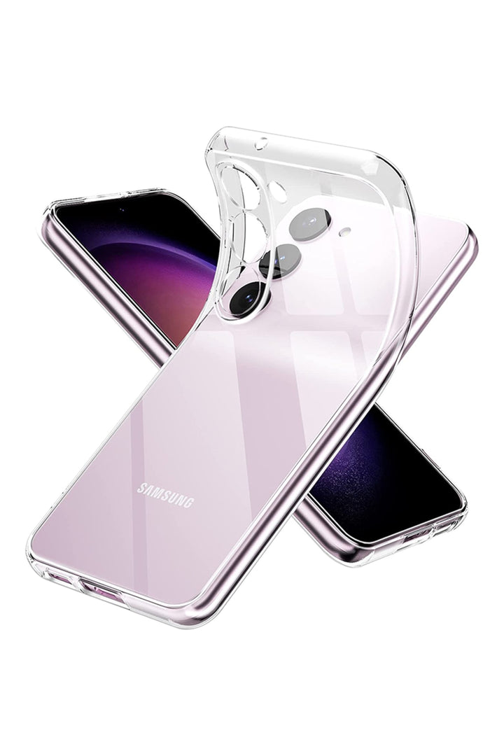 Samsung Galaxy A04S Uyumlu Kılıf 3D Kamera Korumalı Darbe Önleyici Şeffaf Transparan Esnek Silikon