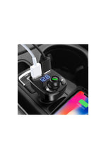 Load image into Gallery viewer, Araç Fm Transmitter 5.0 Bluetooth Araç Kiti Usb Mp3 Sd Kart Flash Için Uygun Çakmaklık Girişli

