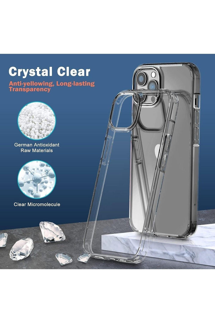 iPhone 11 Pro Uyumlu Kılıf Darbelere Dayanıklı Ultra ince Şeffaf Renksiz Transparan Esnek Silikon