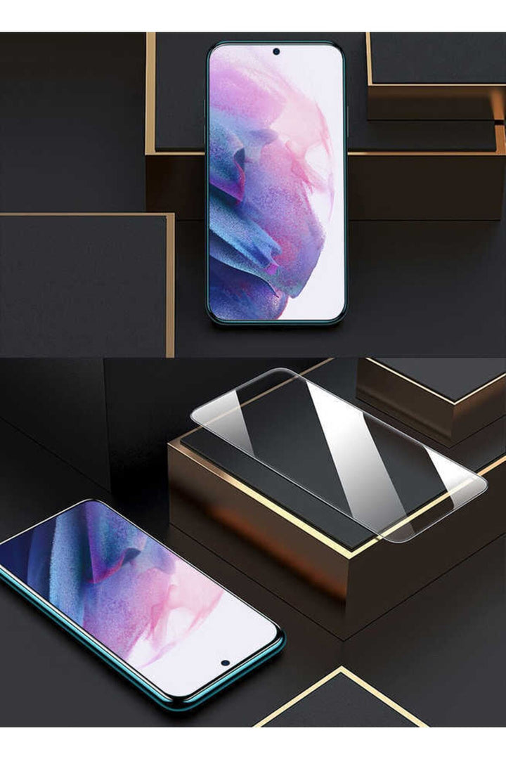 Samsung Galaxy S23 Uyumlu Ekran Koruyucu Darbe Ve Çiziklere Dayanıklı Parlak Temperli Kırılmaz Cam