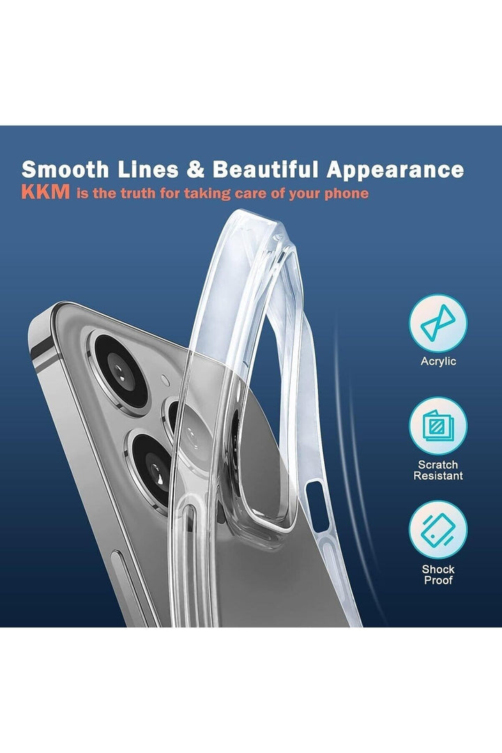 iPhone 11 Pro Max Uyumlu Kılıf Darbelere Dayanıklı Ultra ince Şeffaf Renksiz Esnek Silikon