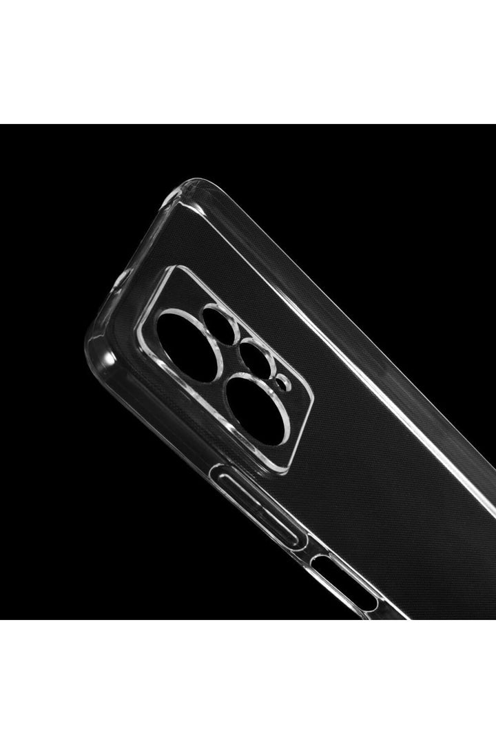 Xiaomi Redmi Note 12 4G Uyumlu Kılıf 3D Kamera Korumalı Darbe Önleyici Şeffaf Esnek Silikon