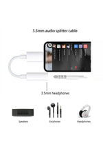Load image into Gallery viewer, Apple Iphone 14 13 12 11 X 7 8 Plus Uyumlu Kulaklık Çevirici Lightning Aux Dönüştürücü

