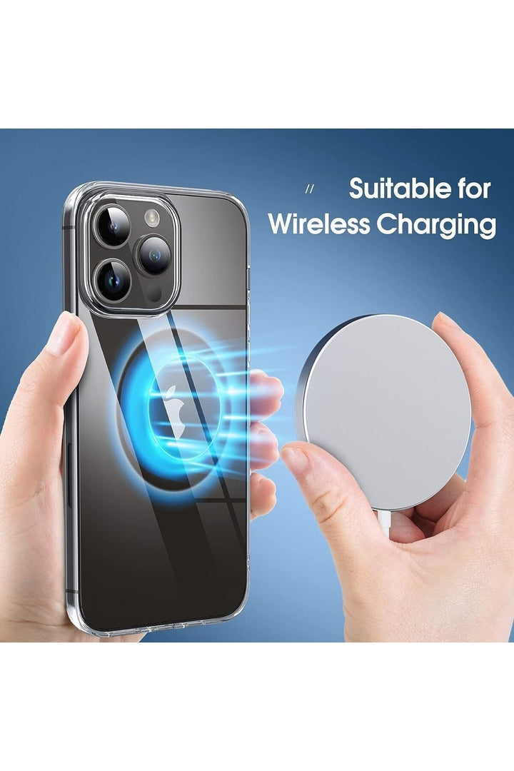 iPhone 14 Pro Max Uyumlu Kılıf Darbelere Dayanıklı Ultra ince Şeffaf Renksiz Esnek Silikon