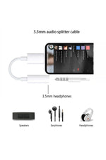 Load image into Gallery viewer, Apple Iphone 14 13 12 11 X 7 8 Plus Uyumlu Kulaklık Çevirici Lightning Aux Dönüştürücü
