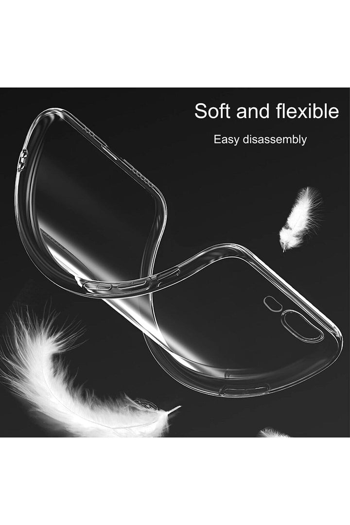 Xiaomi Redmi Note 12 4G Uyumlu Kılıf 3D Kamera Korumalı Darbe Önleyici Şeffaf Esnek Silikon