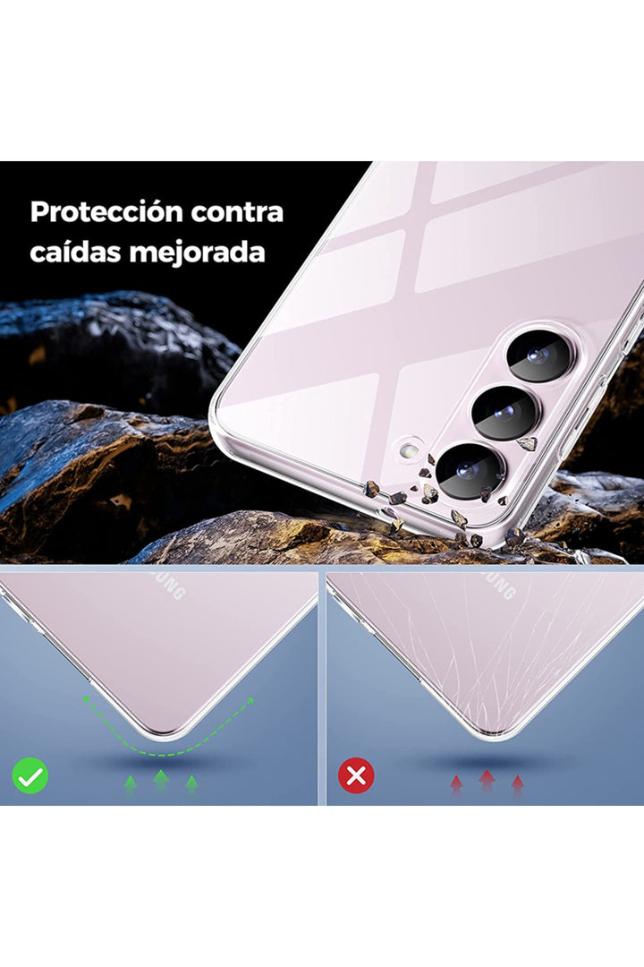 Samsung Galaxy A04S Uyumlu Kılıf 3D Kamera Korumalı Darbe Önleyici Şeffaf Transparan Esnek Silikon