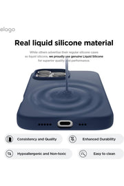 Yüksek Kaliteli iPhone 16 Pro Uyumlu Kılıf Liquid Silikon Renkli Mat Lekelere Dayanıklı Kaymaz